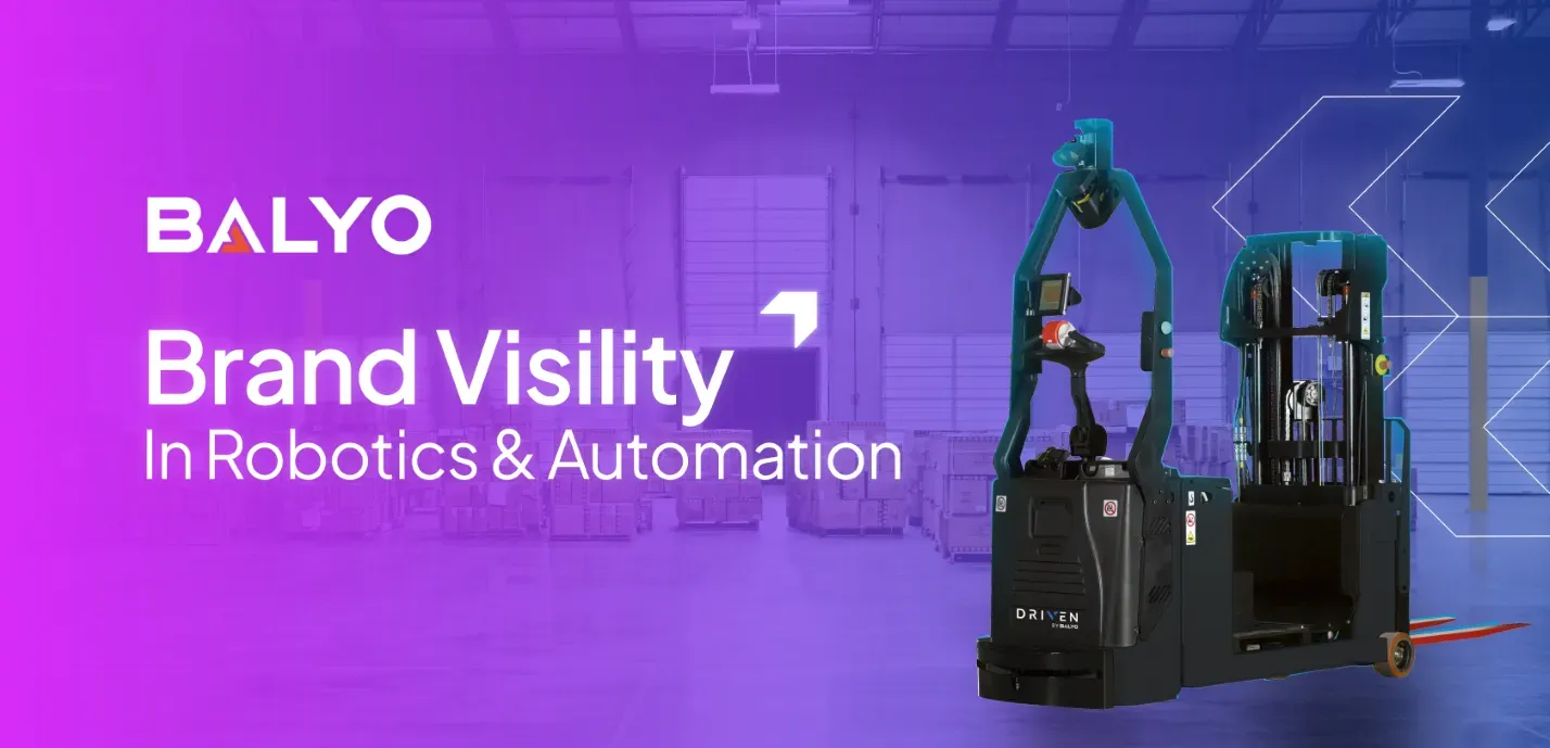 Balyo: Brand Visibility in Robotics & Automation