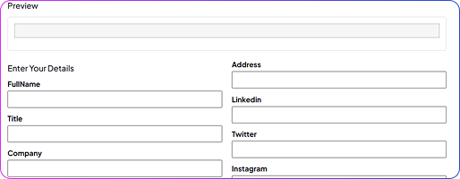 Preview of Free Email Signature Generator