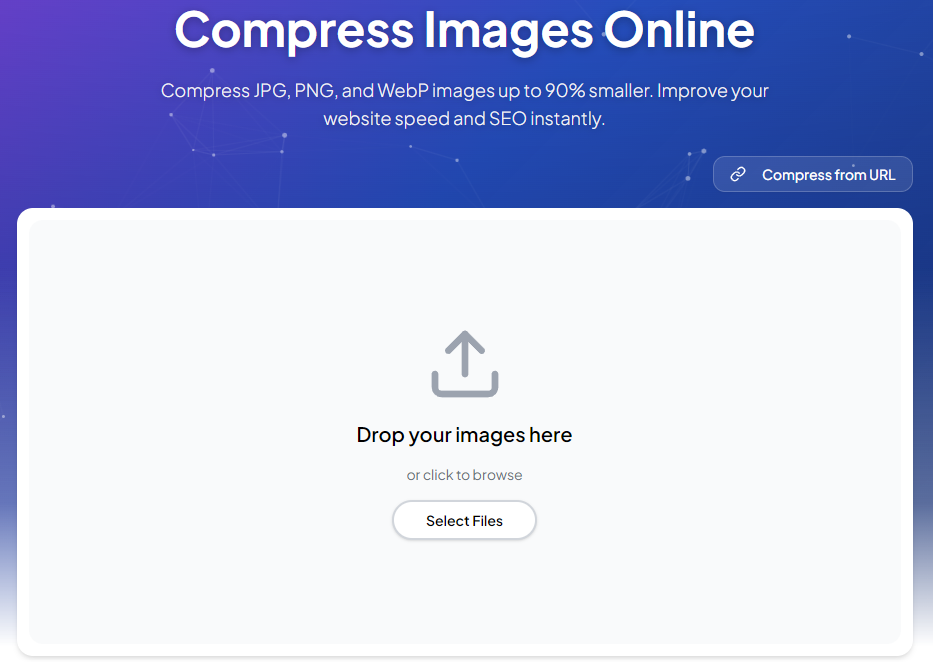 Preview of Free Image Compressor Online | Compress JPG, PNG & WebP Images