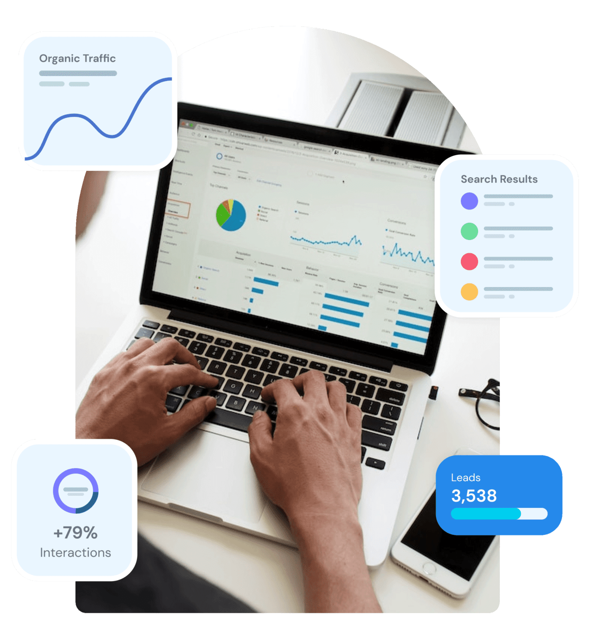 SEO Solutions | Increase Brand Awareness | Generate Leads 1 landing HeroSection