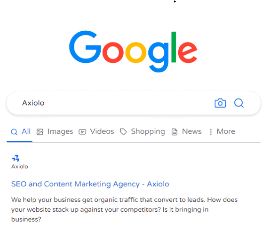 How Technical SEO for B2B Companies Work 1 Organic result example